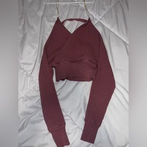 WINDSOR Mauve pink sweater